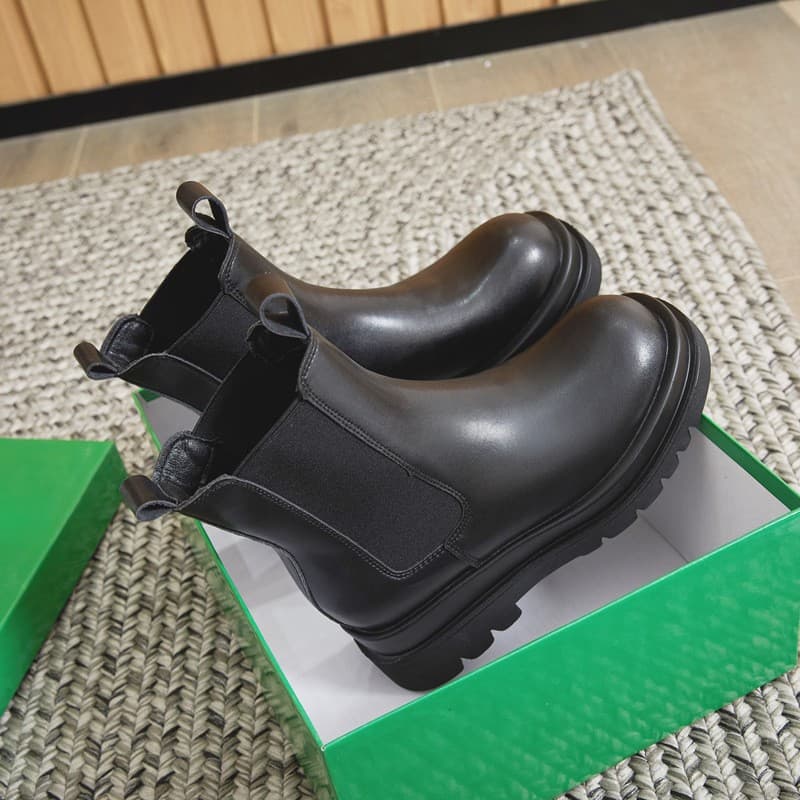 サイドゴア ショートブーツ