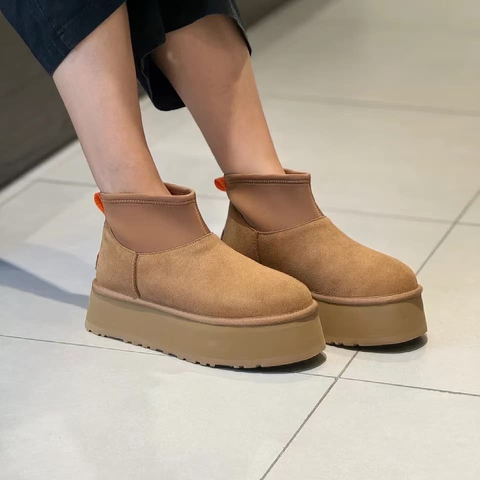 ふかふかスタイリッシュショートブーツ