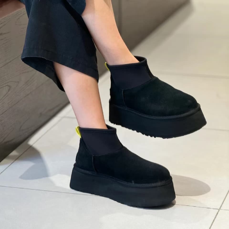 ふかふかスタイリッシュショートブーツ