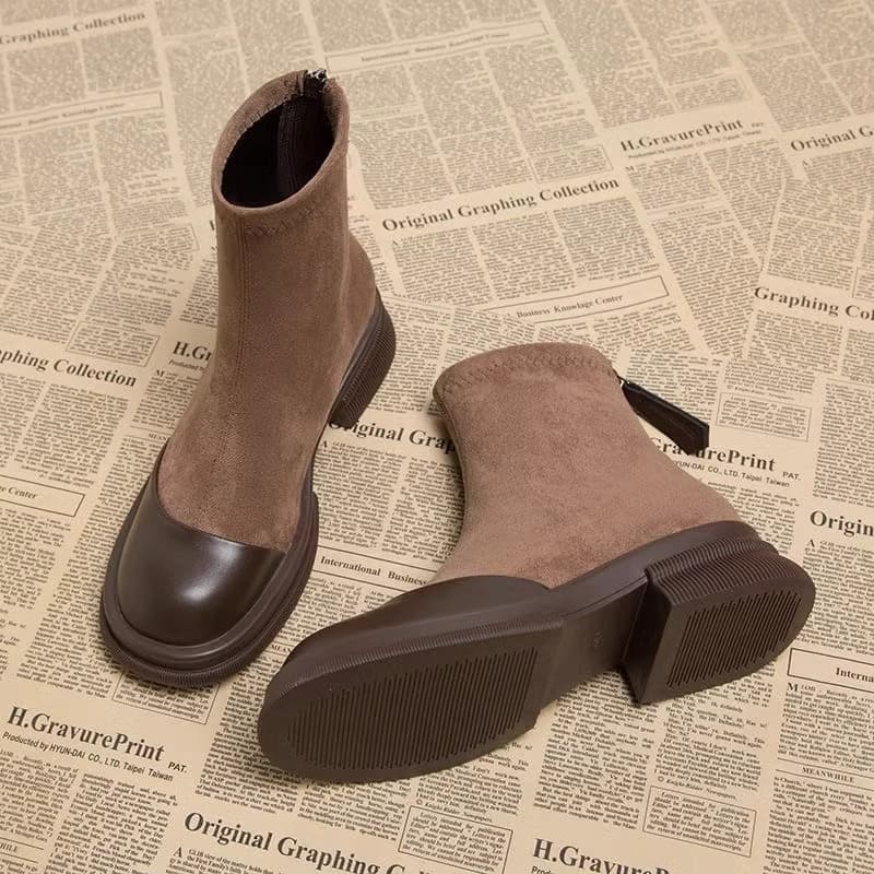 すっきりシンプルストレッチショートブーツ